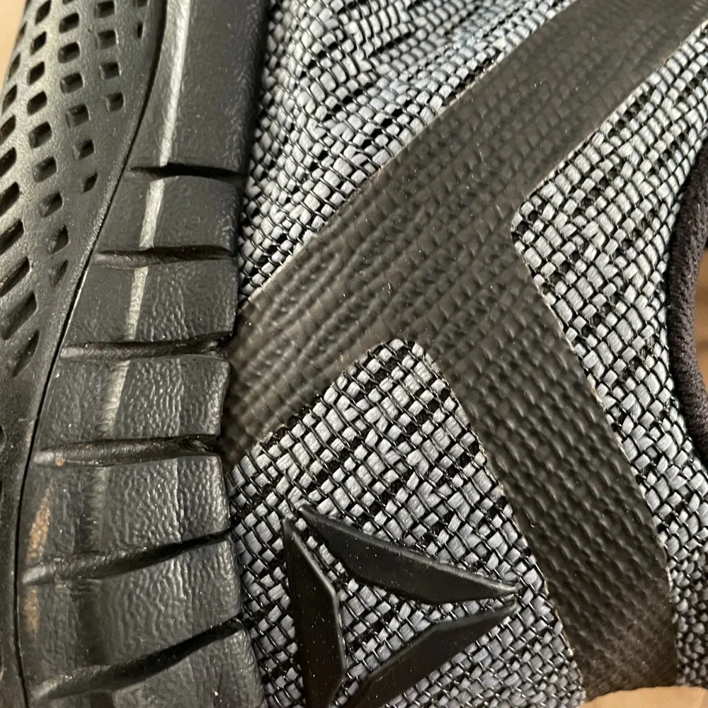 Reebok Black Mesh Lace Up Mens Sneakers Size 13 - Picture 7 of 11